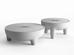 inkolo coffee and side table 3D Model