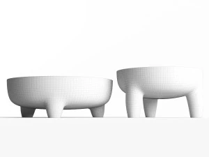 inkolo coffee and side table 3D Model