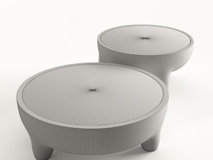 inkolo coffee and side table 3Dモデル
