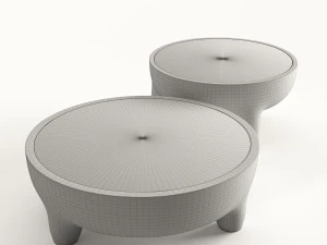 inkolo coffee and side table 3D Model