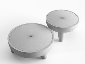 inkolo coffee and side table 3Dモデル