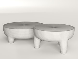 inkolo coffee and side table 3Dモデル