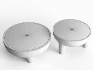 inkolo coffee and side table 3D Model