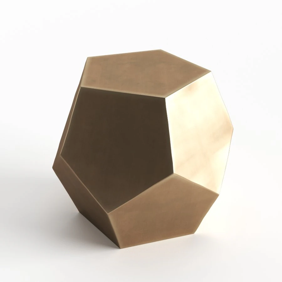 west elm gem cut side table 3D Model .c4d .max .obj .3ds .fbx .stl .blend 