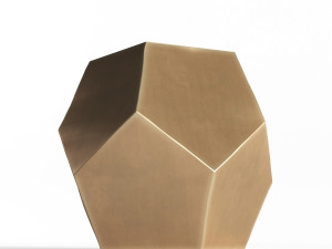 west elm gem cut side table 3D 模型