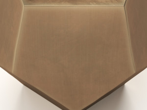 west elm gem cut side table 3D 模型