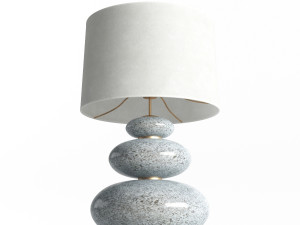 lamp with granit base 3D Модель