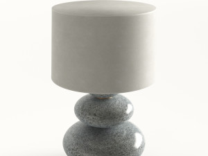 lamp with granit base 3D Модель