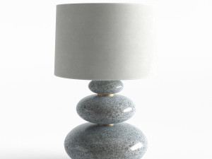 lamp with granit base 3D Модель