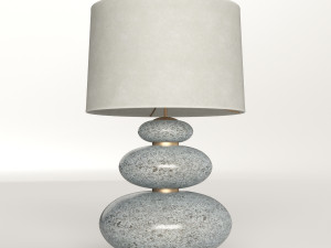 lamp with granit base 3D Модель