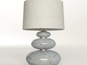 lampu dengan dasar granit Model 3D