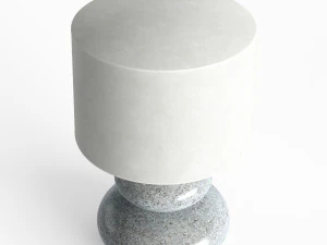 lampu dengan dasar granit Model 3D