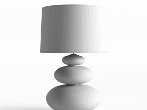 lamp with granit base 3D Модель