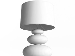 lamp with granit base 3D Модель
