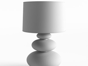 lamp with granit base 3D Модель