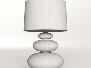 lamp with granit base 3D Модель