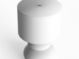 lamp with granit base 3D Модель