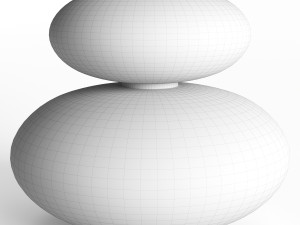 lamp with granit base 3D Модель