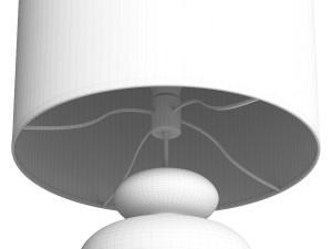 lamp with granit base 3D Модель