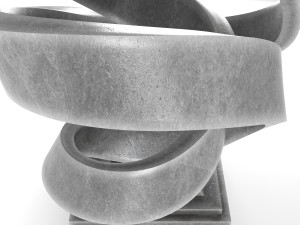 modern decorative abstract stone art sculpture 13 3D Model