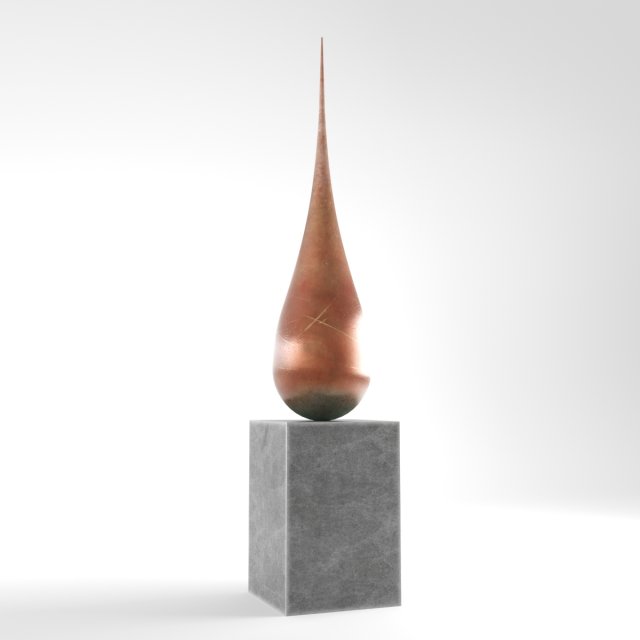 modern decorative abstract stone art sculpture 11 Model 3D .c4d .max .obj .3ds .fbx .stl .blend 