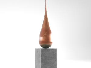 modern decorative abstract stone art sculpture 11 3D 모델