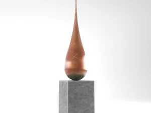 moderne decoratieve abstracte steenkunstsculptuur 11 3D Model