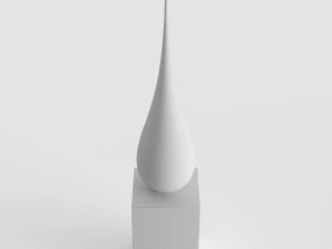 modern decorative abstract stone art sculpture 11 3D Model