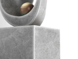 modern decorative abstract stone art sculpture 10 3D Model