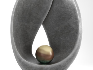 modern decorative abstract stone art sculpture 10 3D मॉडल