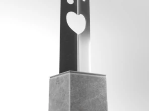 modern decorative abstract metal art sculpture 03 3D Model