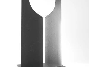 modern decorative abstract metal art sculpture 03 3D Model