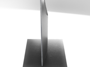 modern decorative abstract metal art sculpture 03 3D-Modell