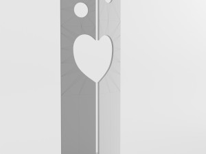 modern decorative abstract metal art sculpture 03 3D-Modell