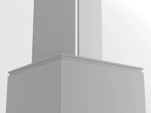 modern decorative abstract metal art sculpture 03 3D Model