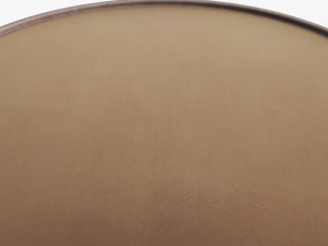 upholstery coffee table with brass base 3D Модель