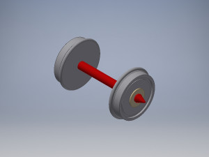 h0 dc standard wheel Model 3D