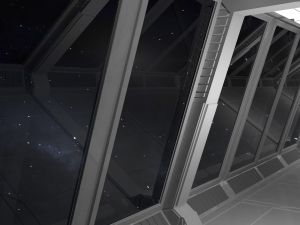 sci fi corridor 3D 모델