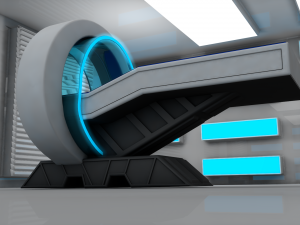 sci fi medical scanner Model 3D