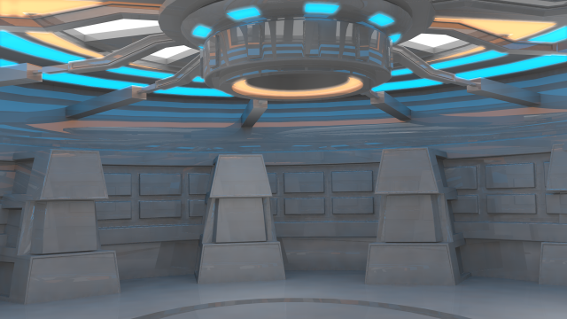 sci fi room 3D Model .c4d .max .obj .3ds .fbx .stl .blend 