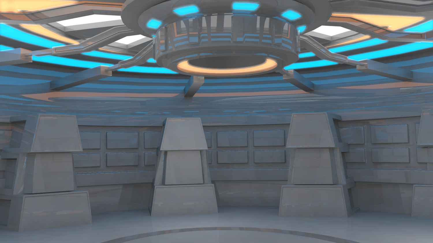 Sci Fi Room 3d Model In Fantasy Spacecraft 3dexport