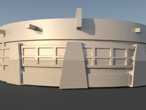 sala de ciencia ficcion Modelo 3D