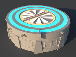 sala de ciencia ficcion Modelo 3D