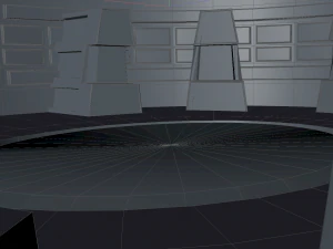 sala de ciencia ficcion Modelo 3D