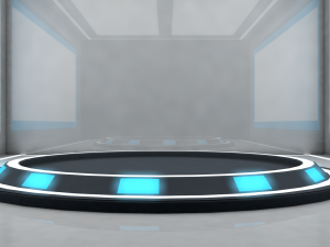 sci fi room 3D-Modell