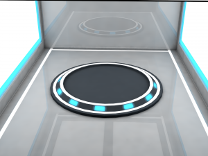 sci fi room 3D-Modell