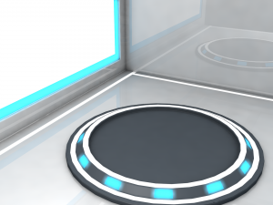 sci fi room 3D-Modell