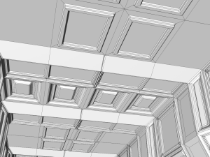 sci fi corridor Model 3D