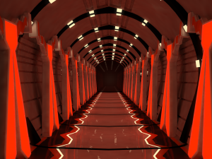 sci fi corridor 3D Model