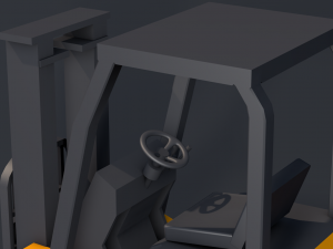 forklift Model 3D